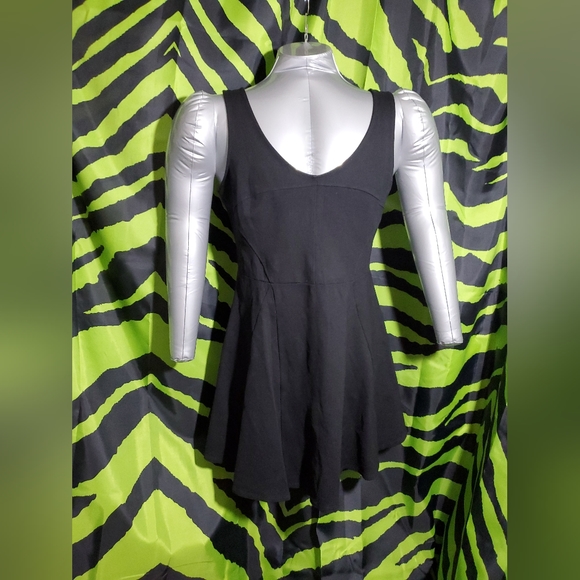 Modcloth/Mystic Black Mini Dress, Size Large - Picture 3 of 8